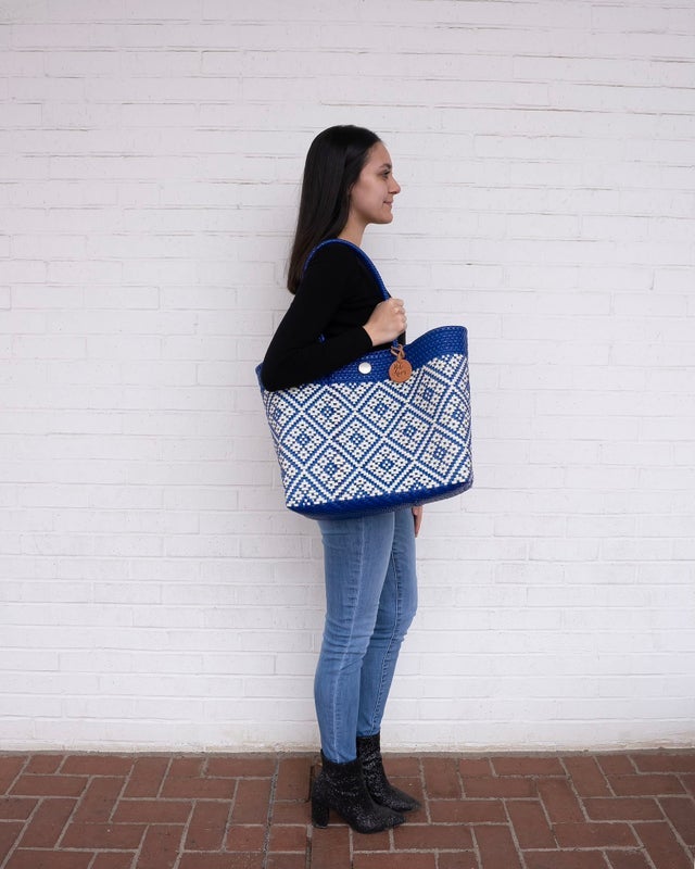 Summer & rose navy diamond tote store